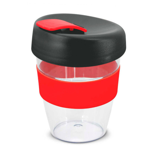 Red Clear Forrest Eco Cups Red